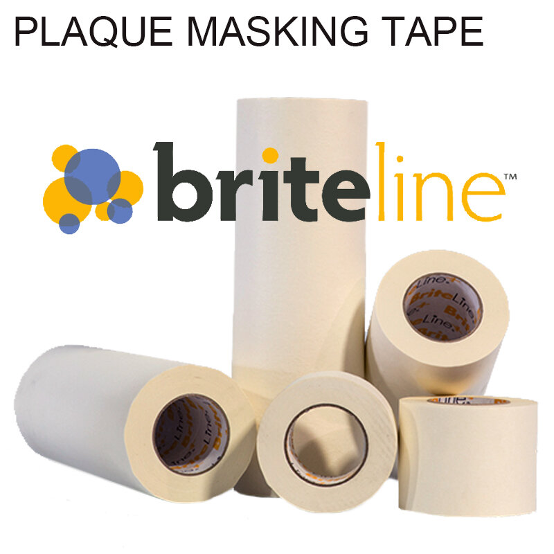 Plaque Masking Tape — Laser Dark